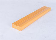 Custom PVC Foam Profile , Wooden Effect Decoration Appearance Moldings